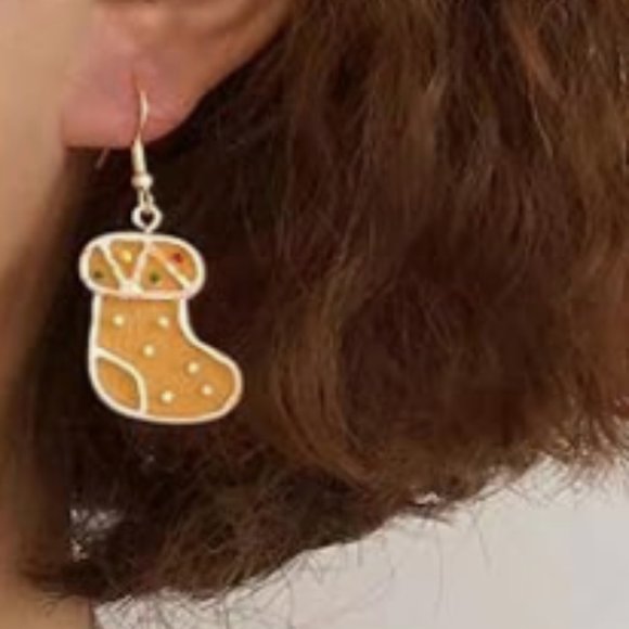 Gingerbread Earrings - Picture 3 of 7